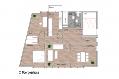 Wohnen Stadtmitte - 2. OG
